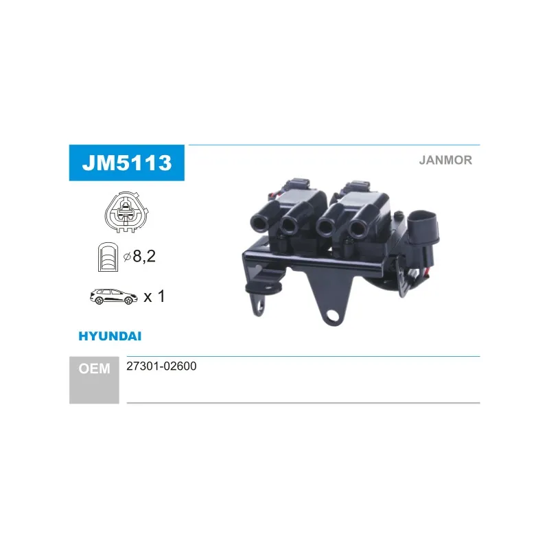 Bobine d'allumage JANMOR JM5113