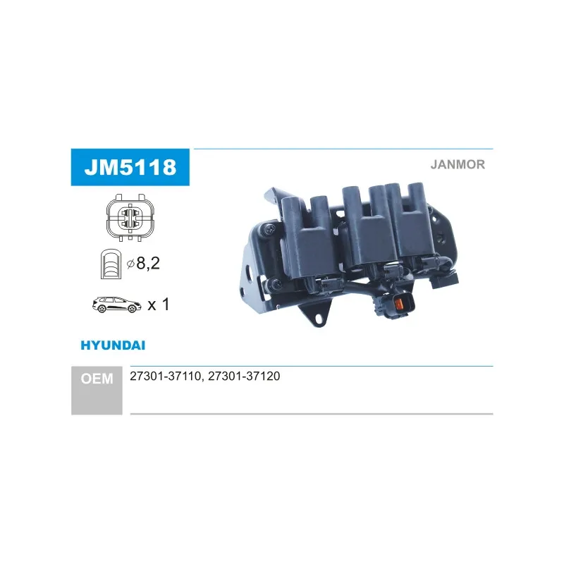 Bobine d'allumage JANMOR JM5118