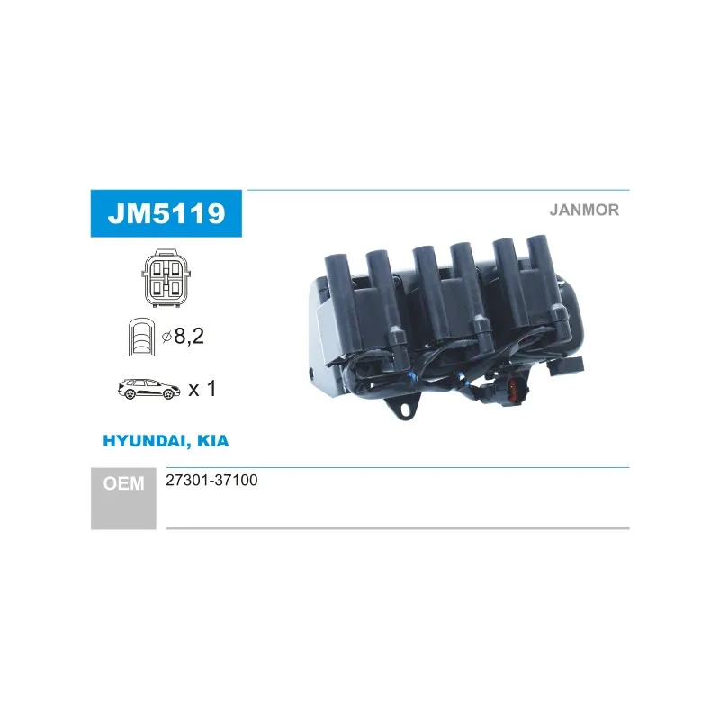 Bobine d'allumage JANMOR JM5119