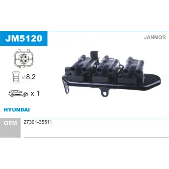 Bobine d'allumage JANMOR JM5120