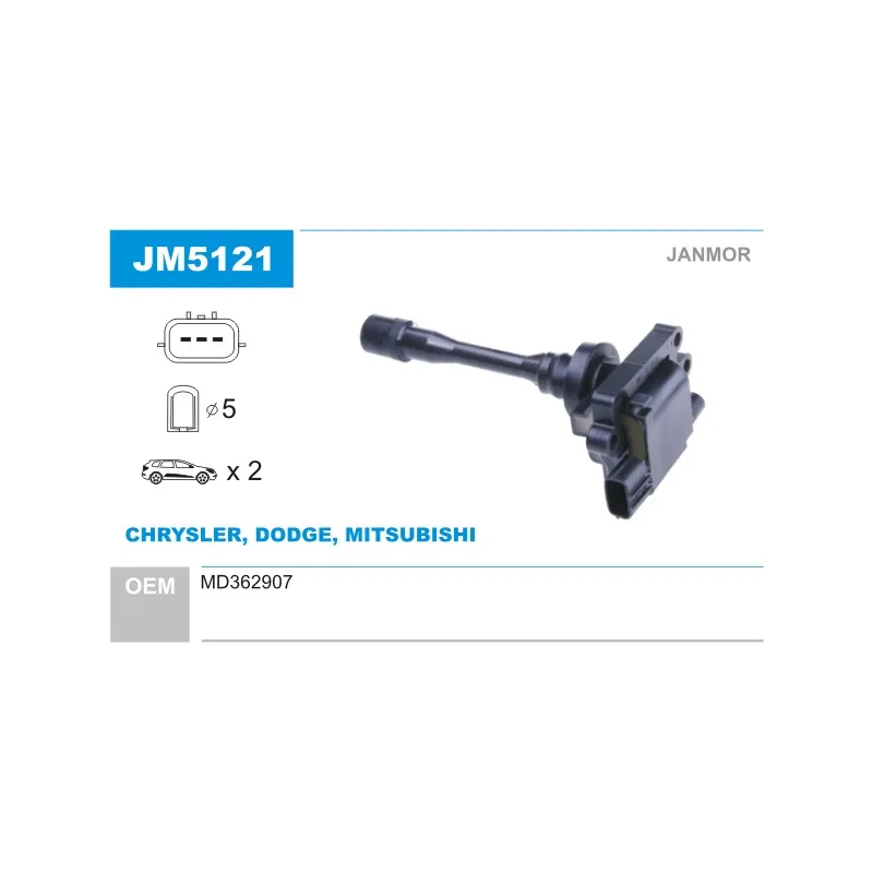 Bobine d'allumage JANMOR JM5121