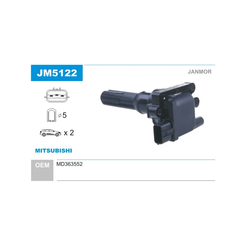 Bobine d'allumage JANMOR JM5122
