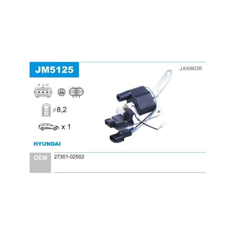 Bobine d'allumage JANMOR JM5125