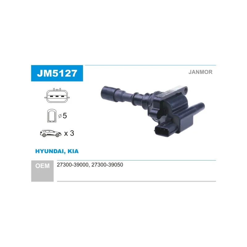 Bobine d'allumage JANMOR JM5127