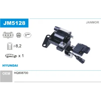 Bobine d'allumage JANMOR JM5128