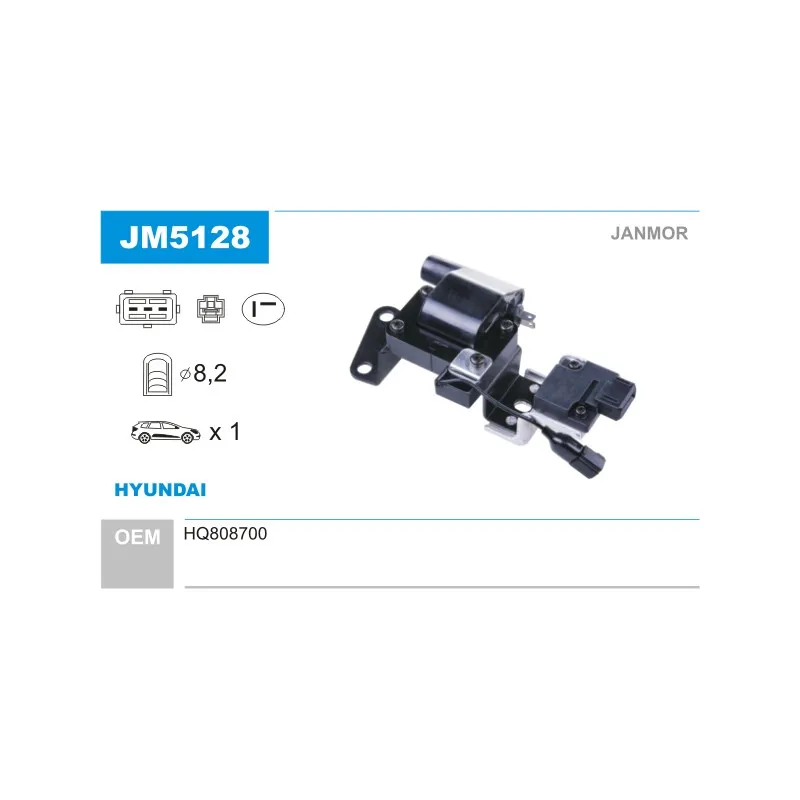 Bobine d'allumage JANMOR JM5128