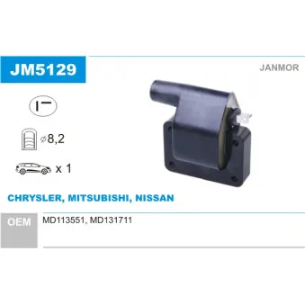 Bobine d'allumage JANMOR JM5129