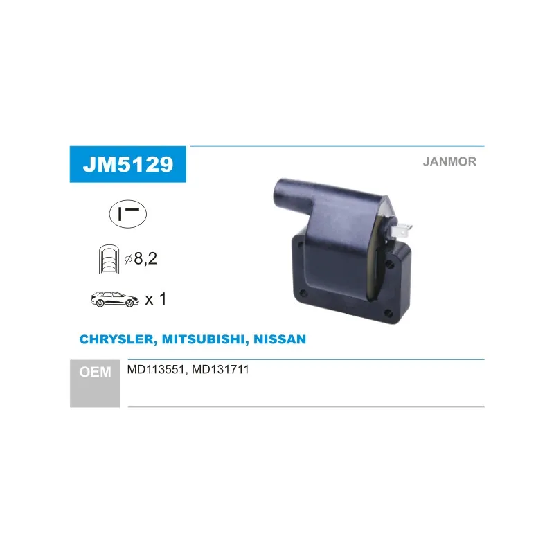 Bobine d'allumage JANMOR JM5129