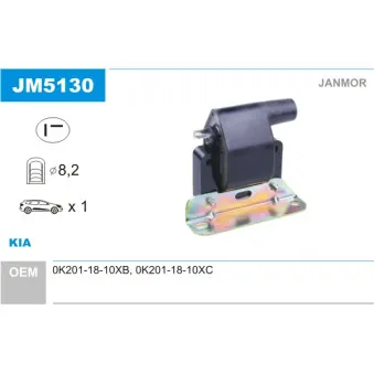 Bobine d'allumage JANMOR JM5130