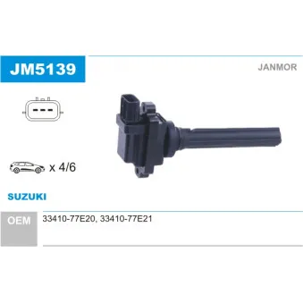 Bobine d'allumage JANMOR JM5139