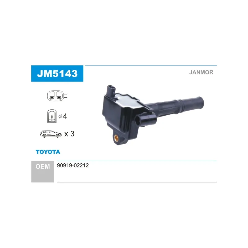 Bobine d'allumage JANMOR JM5143