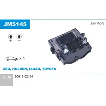 Bobine d'allumage JANMOR JM5145