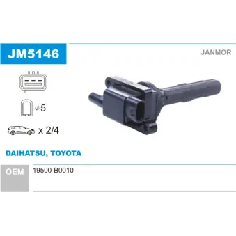 Bobine d'allumage JANMOR JM5146