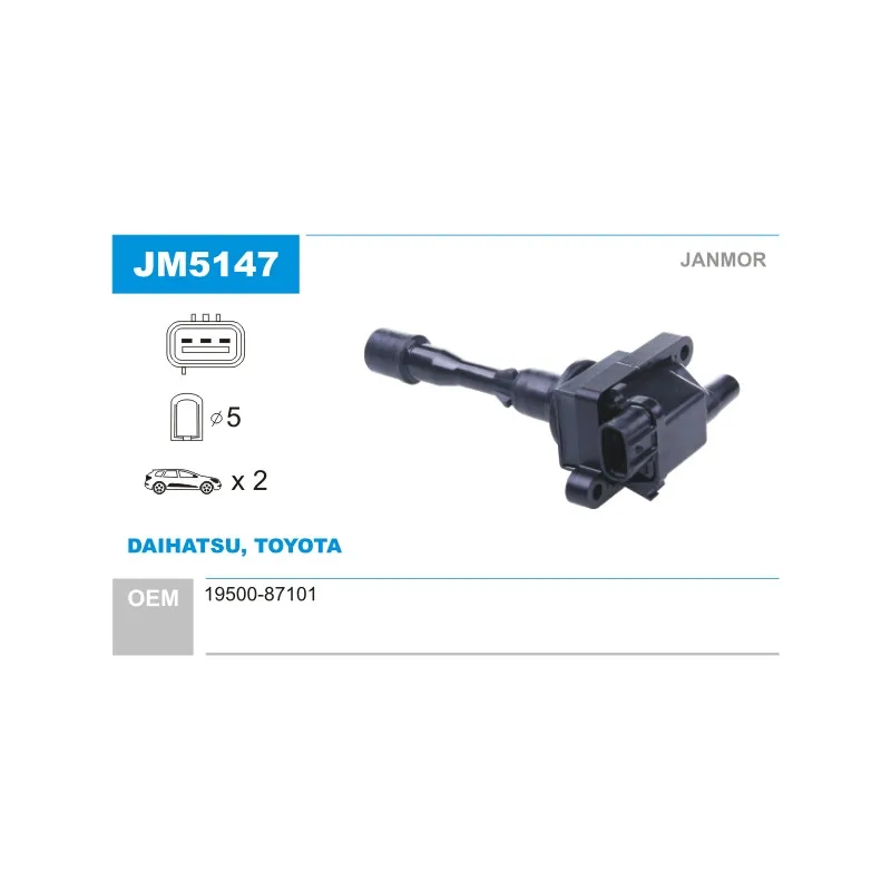 Bobine d'allumage JANMOR JM5147