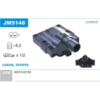 Bobine d'allumage JANMOR JM5148