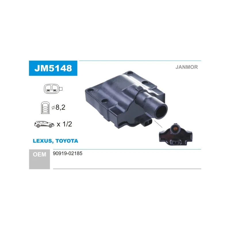 Bobine d'allumage JANMOR JM5148