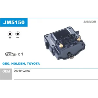 Bobine d'allumage JANMOR JM5150