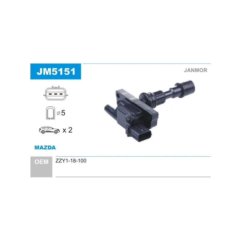 Bobine d'allumage JANMOR JM5151