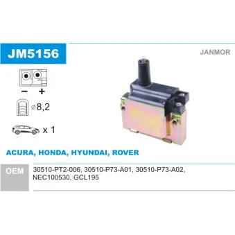 Bobine d'allumage JANMOR JM5156