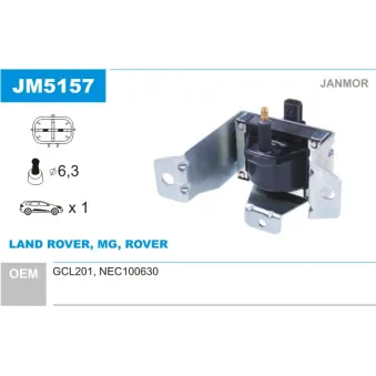 Bobine d'allumage JANMOR JM5157