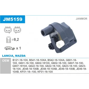 Bobine d'allumage JANMOR JM5159