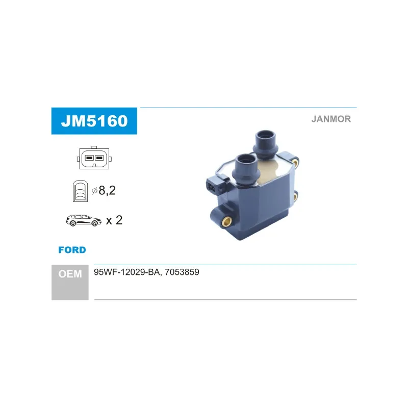Bobine d'allumage JANMOR JM5160
