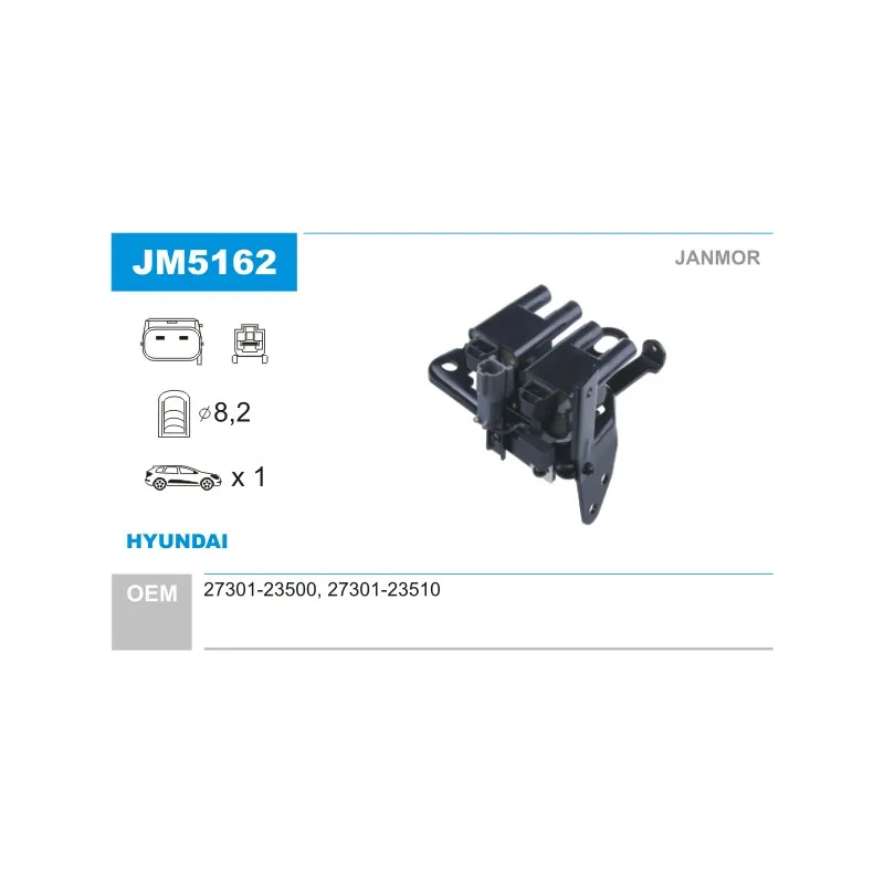 Bobine d'allumage JANMOR JM5162