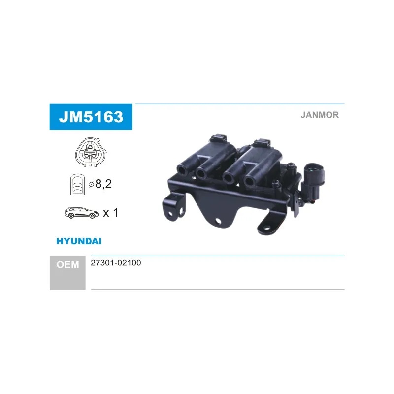 Bobine d'allumage JANMOR JM5163