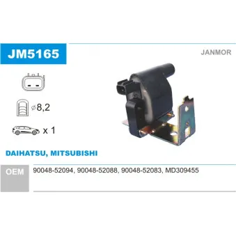 Bobine d'allumage JANMOR JM5165