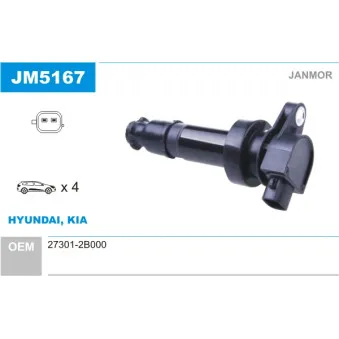 Bobine d'allumage JANMOR JM5167