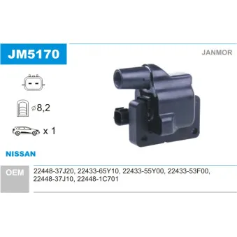 Bobine d'allumage JANMOR JM5170