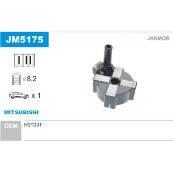 Bobine d'allumage JANMOR JM5175
