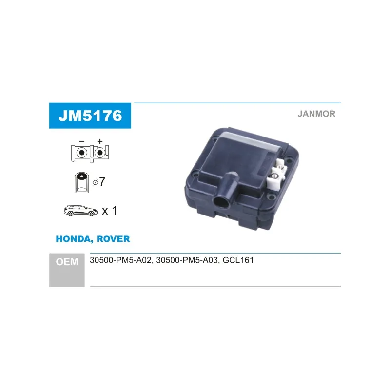 Bobine d'allumage JANMOR JM5176