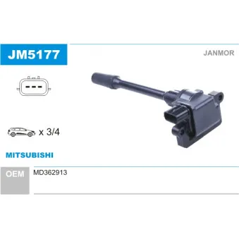Bobine d'allumage JANMOR