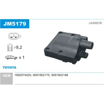 Bobine d'allumage JANMOR JM5179