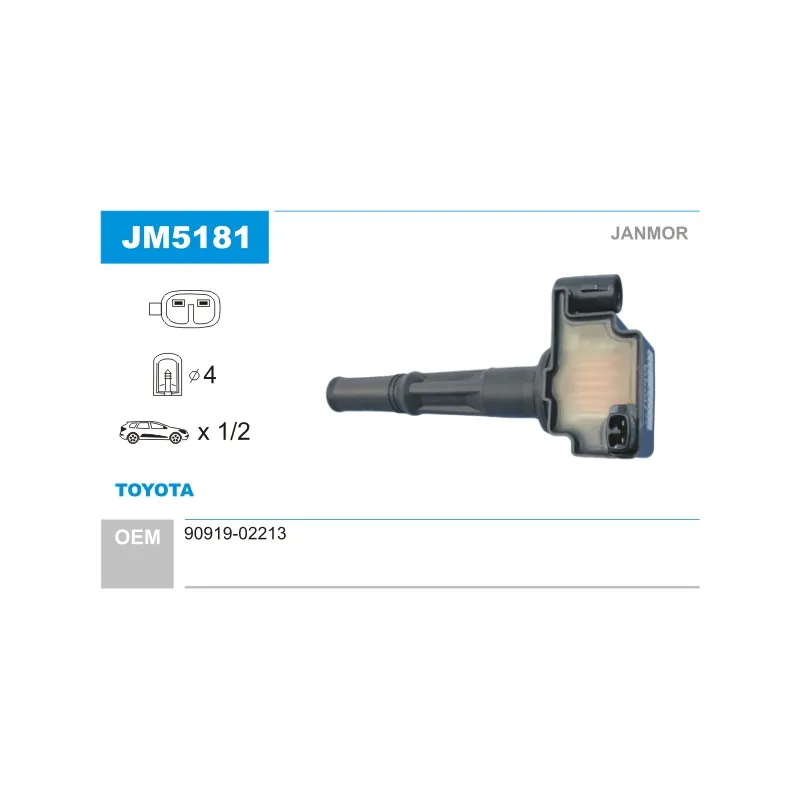 Bobine d'allumage JANMOR JM5181