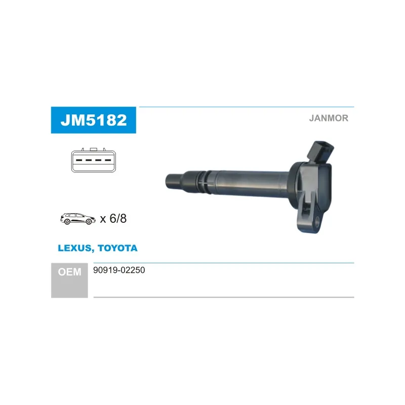 Bobine d'allumage JANMOR JM5182