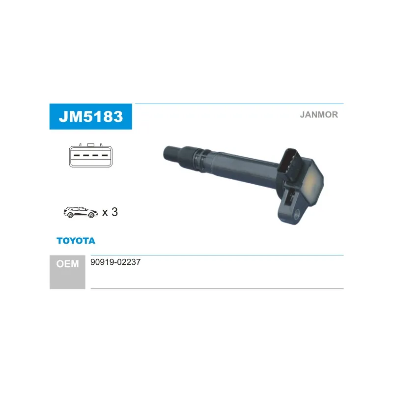 Bobine d'allumage JANMOR JM5183