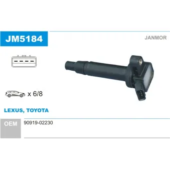 Bobine d'allumage JANMOR JM5184