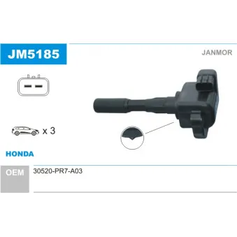 Bobine d'allumage JANMOR JM5185