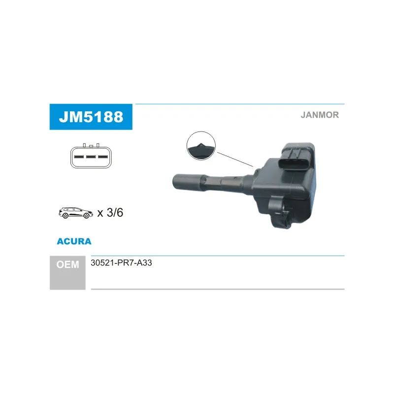 Bobine d'allumage JANMOR JM5188