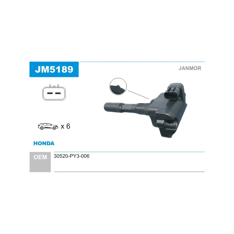 Bobine d'allumage JANMOR JM5189