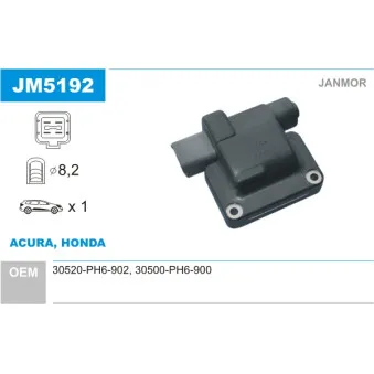 Bobine d'allumage JANMOR JM5192