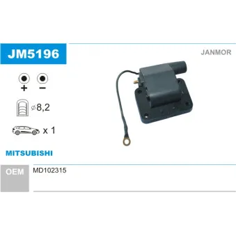 Bobine d'allumage JANMOR JM5196