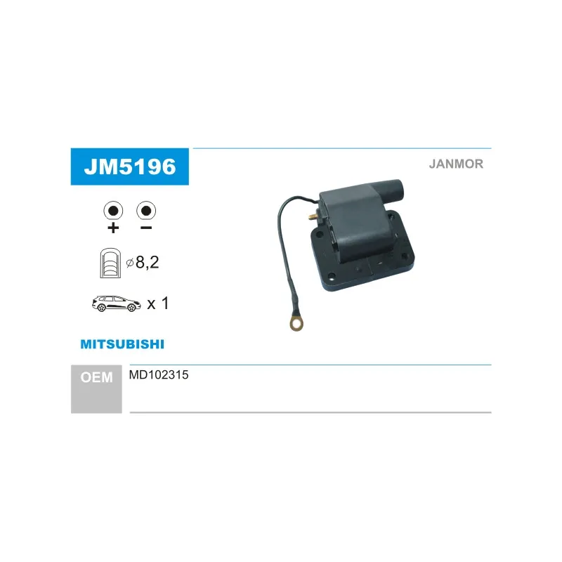 Bobine d'allumage JANMOR JM5196