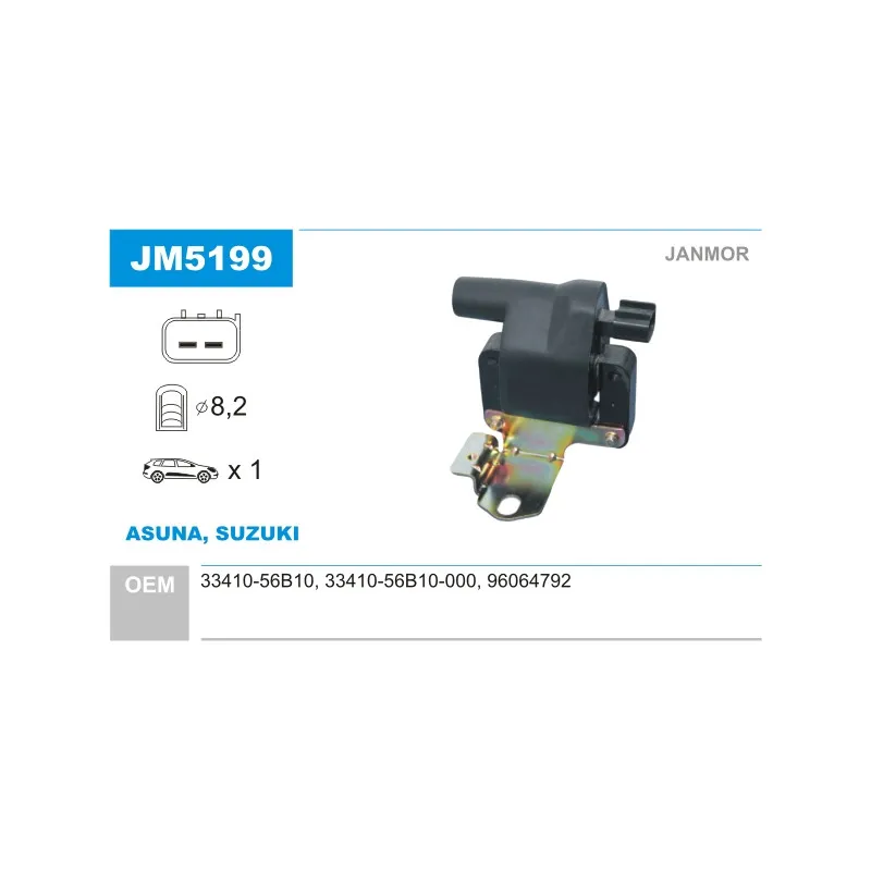 Bobine d'allumage JANMOR JM5199
