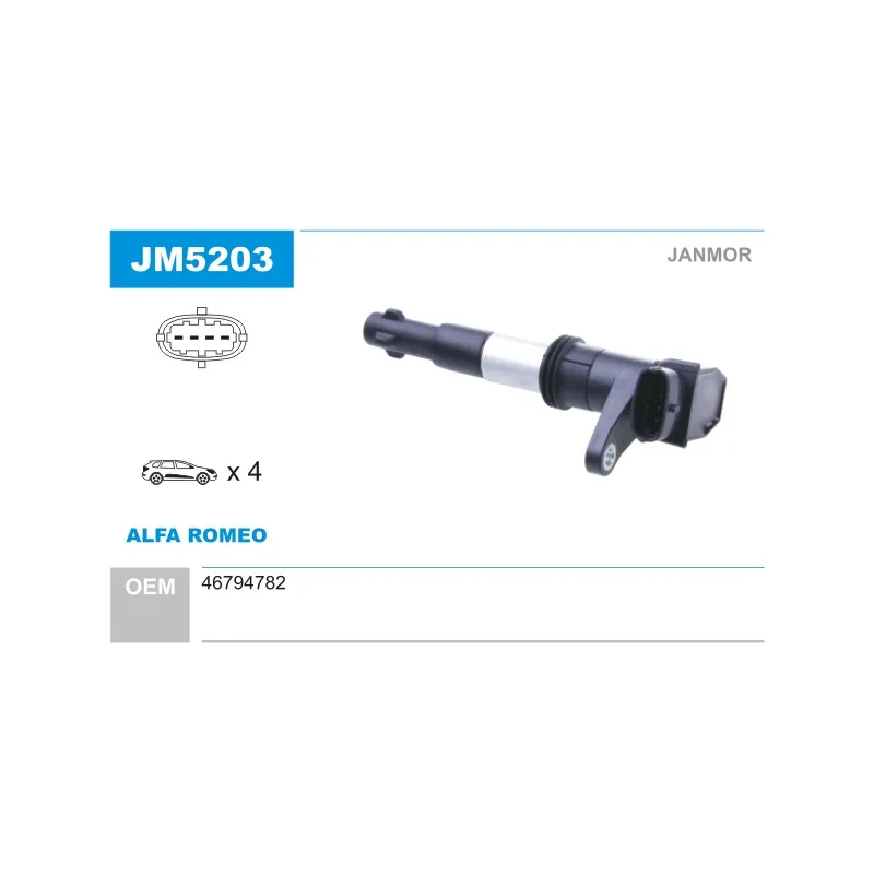 Bobine d'allumage JANMOR JM5203