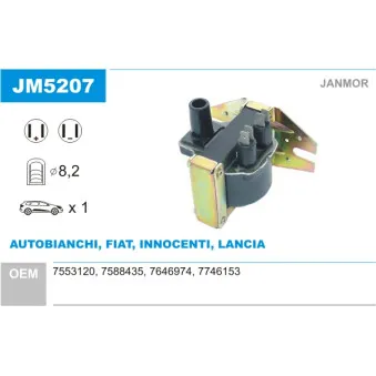 Bobine d'allumage JANMOR JM5207