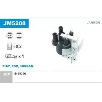 Bobine d'allumage JANMOR JM5208