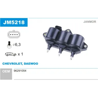 Bobine d'allumage JANMOR JM5218
